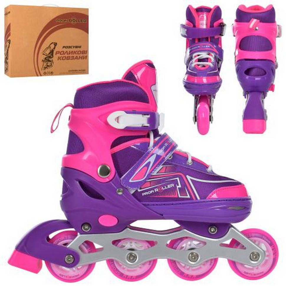 

Ролики раздвижные Profi A4148-L-V размер(39-42), Time Toys, Фиолетовый