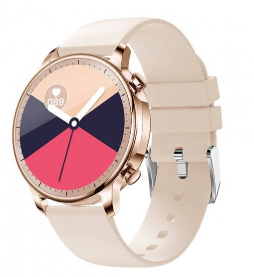 

Женские смарт-часы Smart Watch V23 c тонометром, пульсометром gold