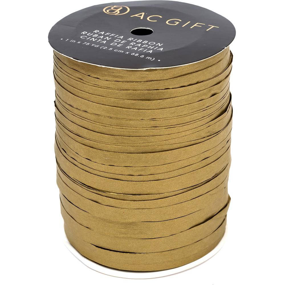 

Рафія, стрічка - Gold Ціна за 15 м