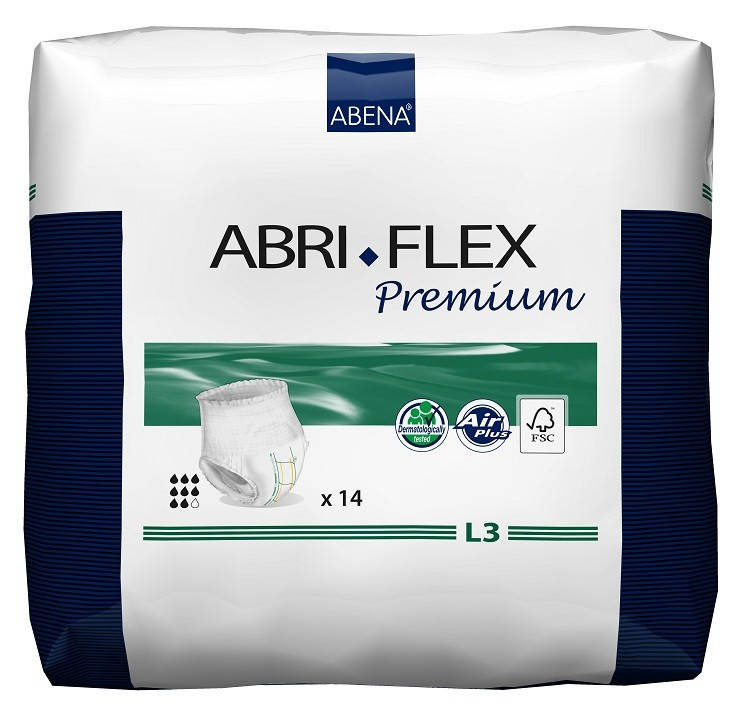 

Впитывающие трусы-подгузники для взрослых Abri-Flex Premium L3, 14 шт.
