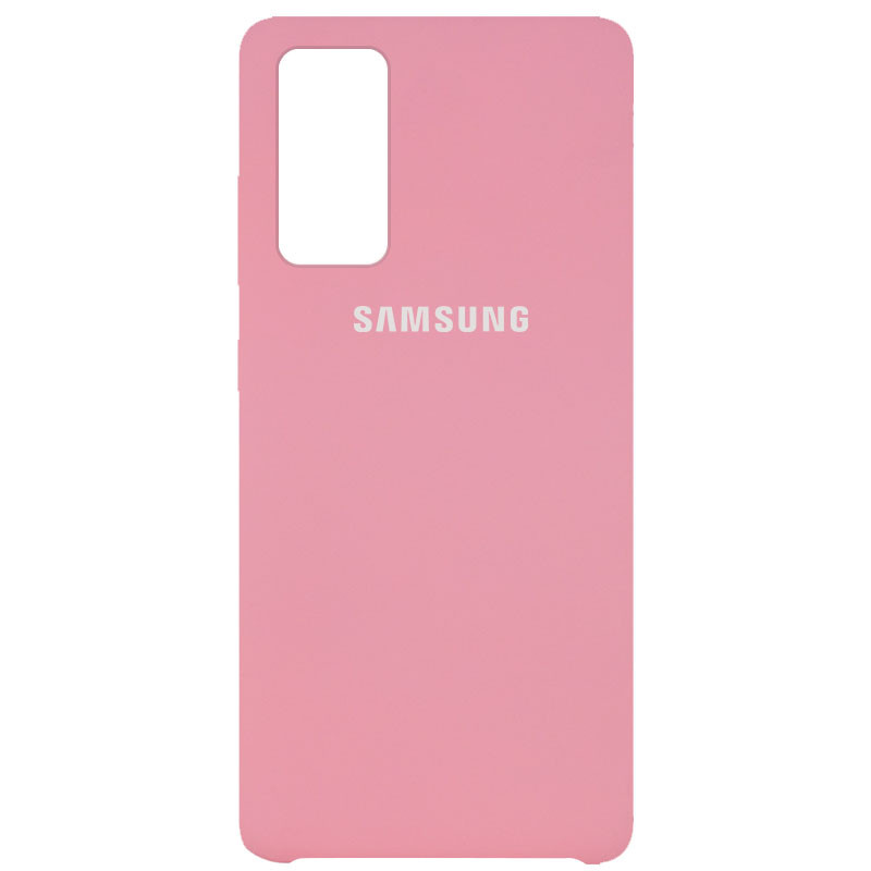 

Силиконовый чехол Silicone Cover на телефон Samsung Galaxy S20 FE/Самсунг С29 ФЕ, Розовый