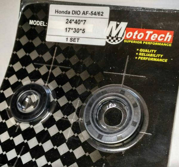 

Сальники редуктора HONDA DIO-54/62 (24*40*7, 17*30*5 ) "Mototech"