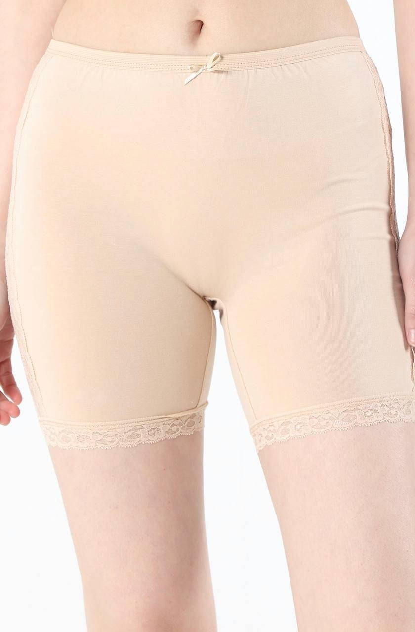 

Женские трусы-шорты с кружевом Baykar 8040 bej 04 р.50-52, Бежевый