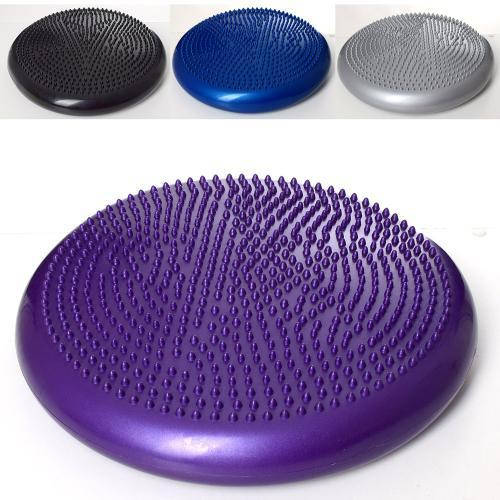 

Сфера (подушка) массажная, балансировочная MS 1651, 34*34 см, разн. цвета фиолетовый
