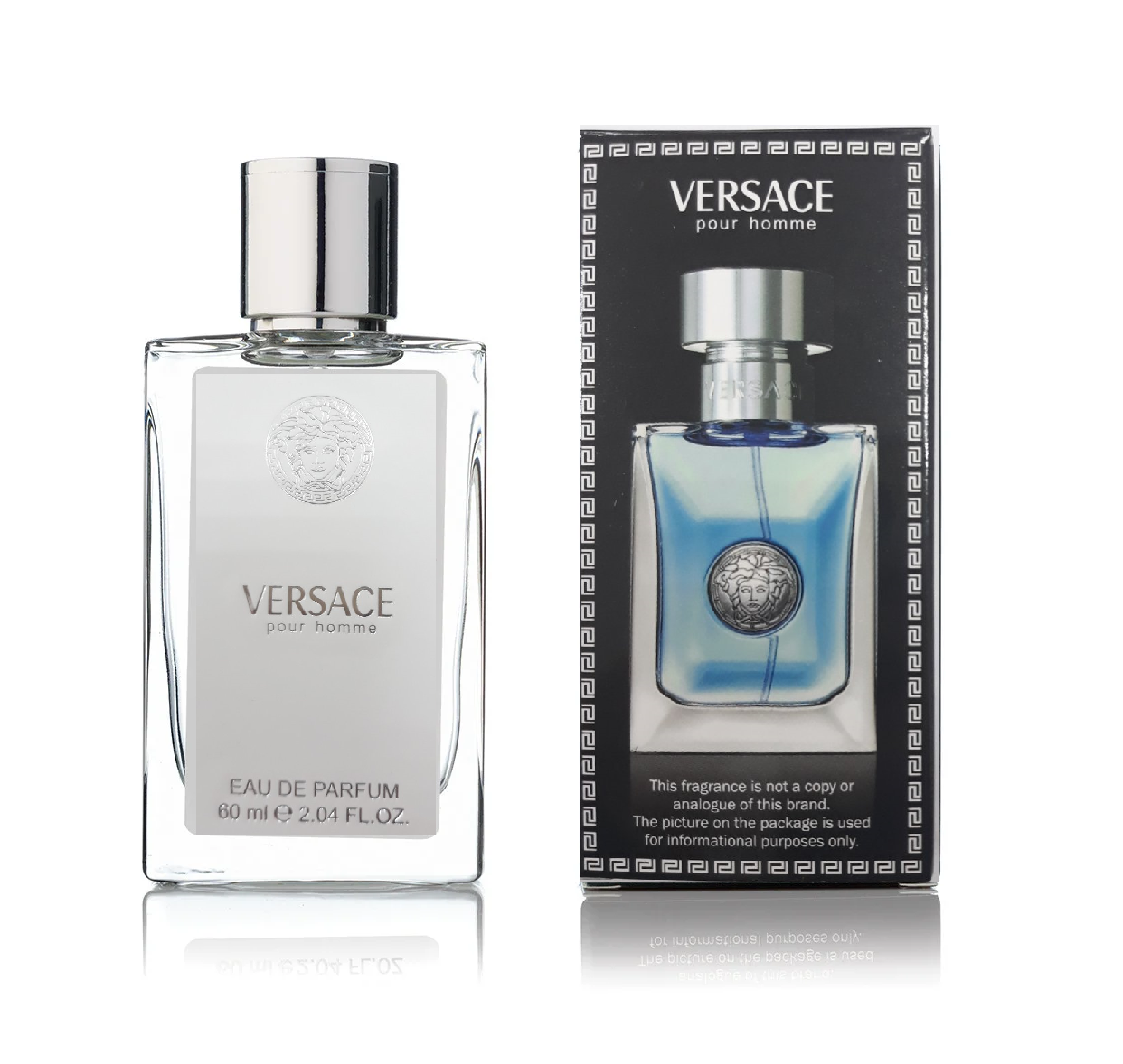 

60 мл парфюм Versace Pour Homme (М) черные
