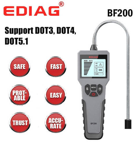 

Тестер тормозной жидкости профессиональный EDIAG BF200 (DOT3, DOT4, DOT5.1)