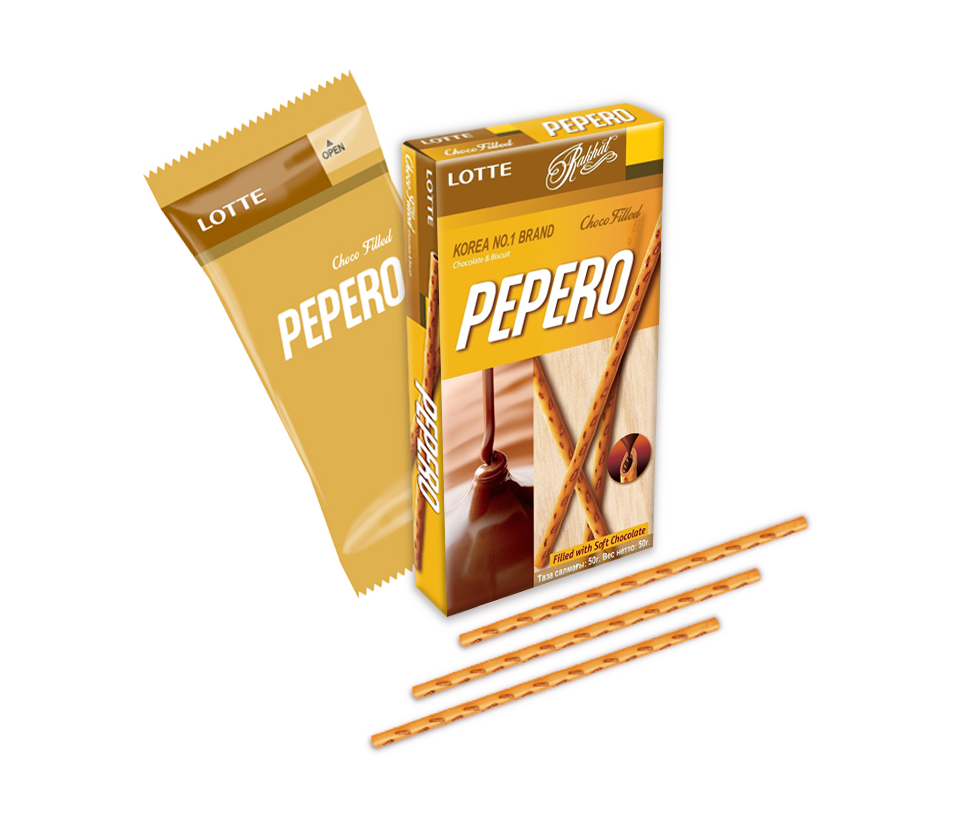 

Lotte Pepero Choco Filled 50 g