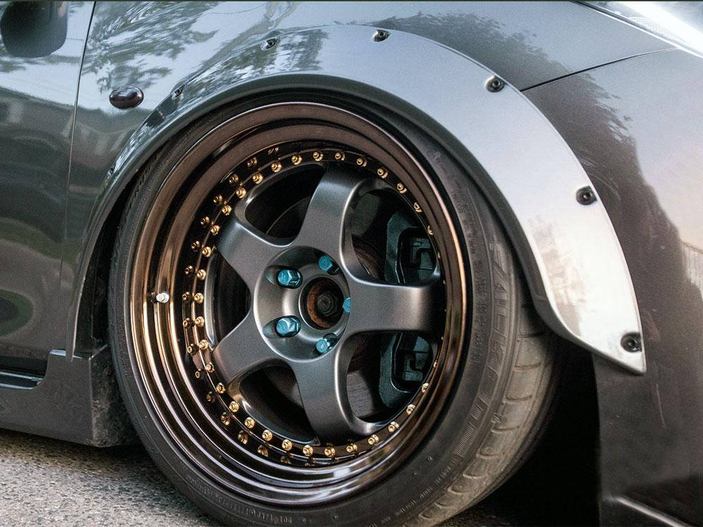 

Расширители арок (Фендеры New School - 4 см) 4 шт. стеклопластик (под покраску) Orticar