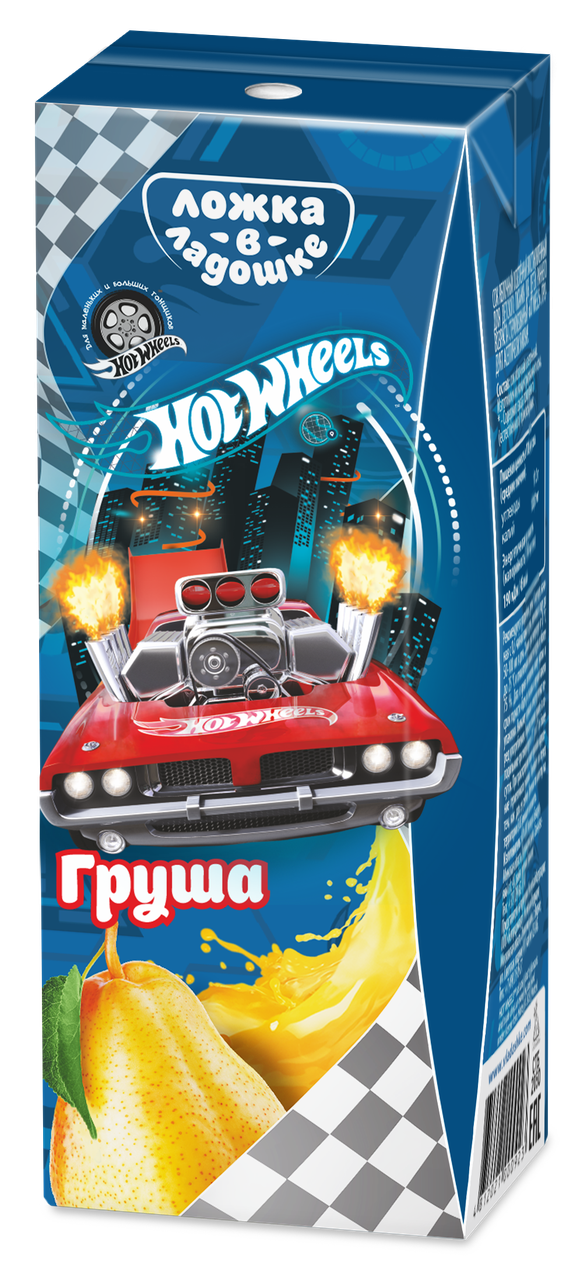 

9552_Годен_до_14.12.22 «HOT WHEELS» Сік грушевий для дітей від 4 місяців, 200мл