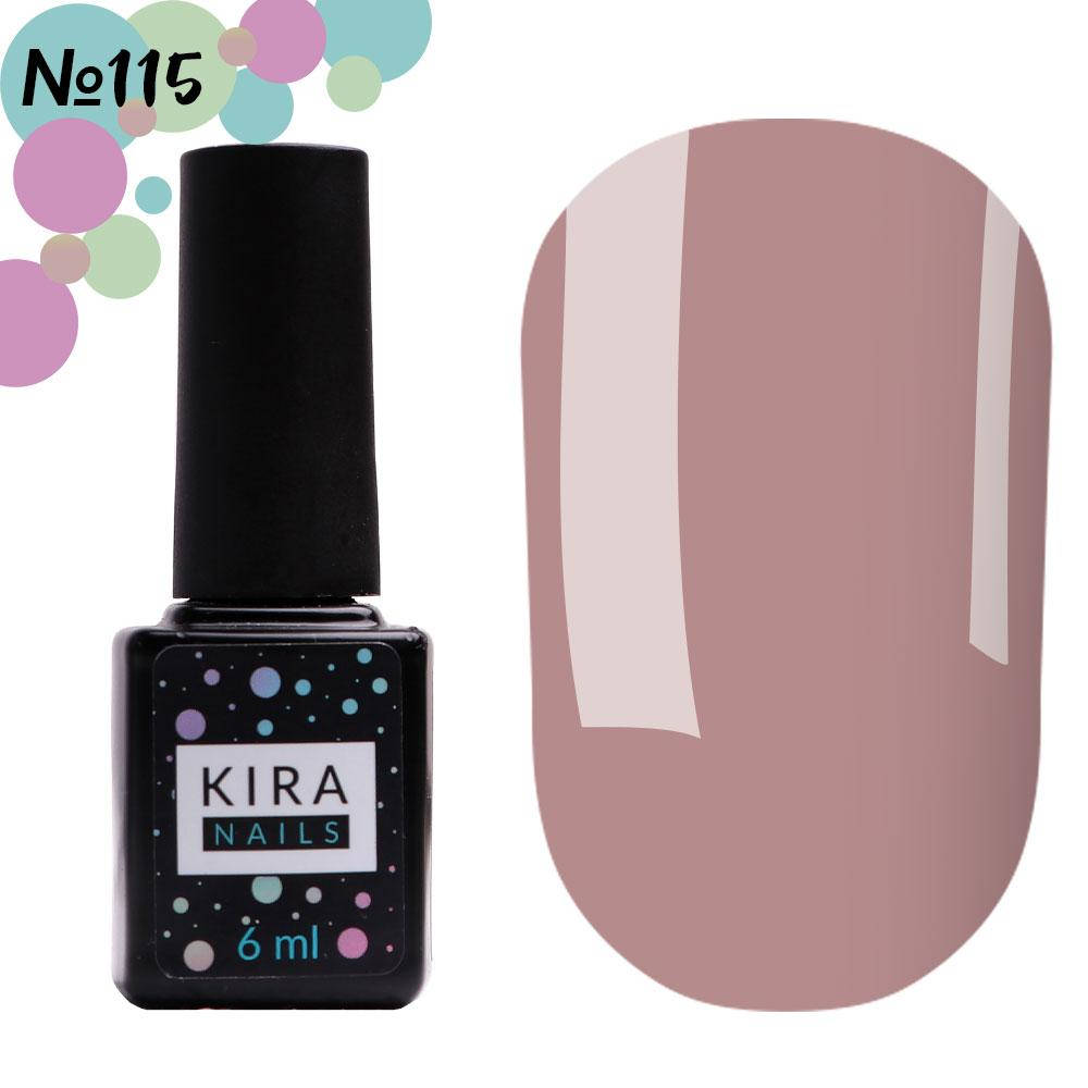 

Гель-лак Kira Nails №115, 6 мл (сиренево-бежевый)