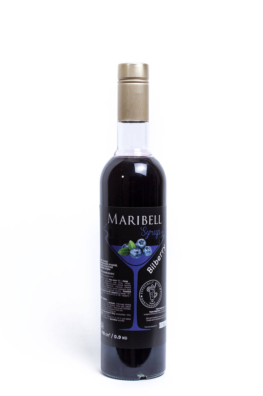 

Сироп Черника Maribell 900 г