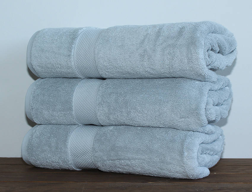 

Полотенце махровое 70х140 ТМ TAG Diamant цвет: пепельный, Серый