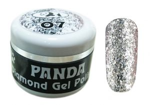 

Гель-лак Diamond Collection PANDA 07 Серебряный, 5 Г
