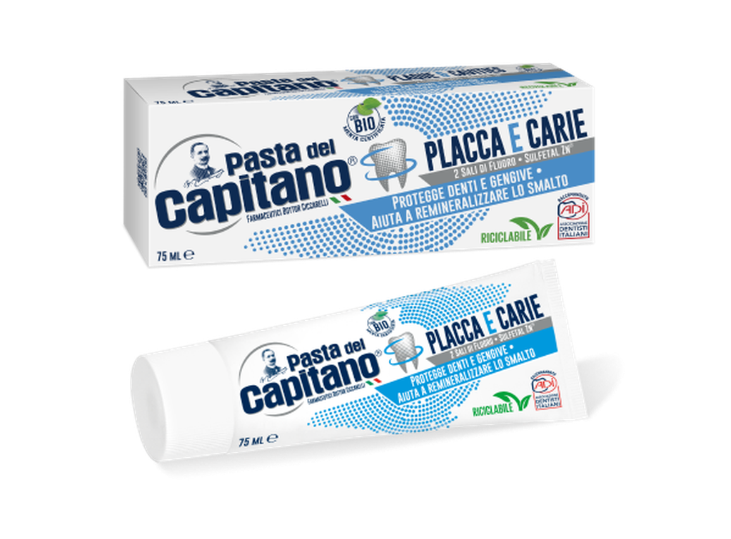 

Зубная паста Pasta Del Capitano Placca e Carie Против кариеса и зубного налета75 мл