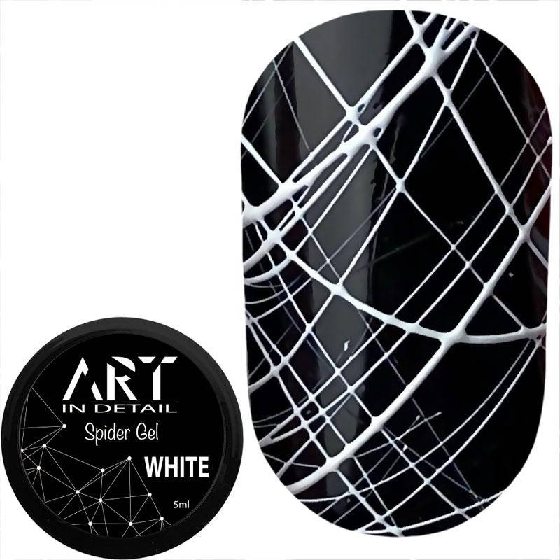

Гель-паутинка ART Spider Gel White, белая, 5 мл, Белый