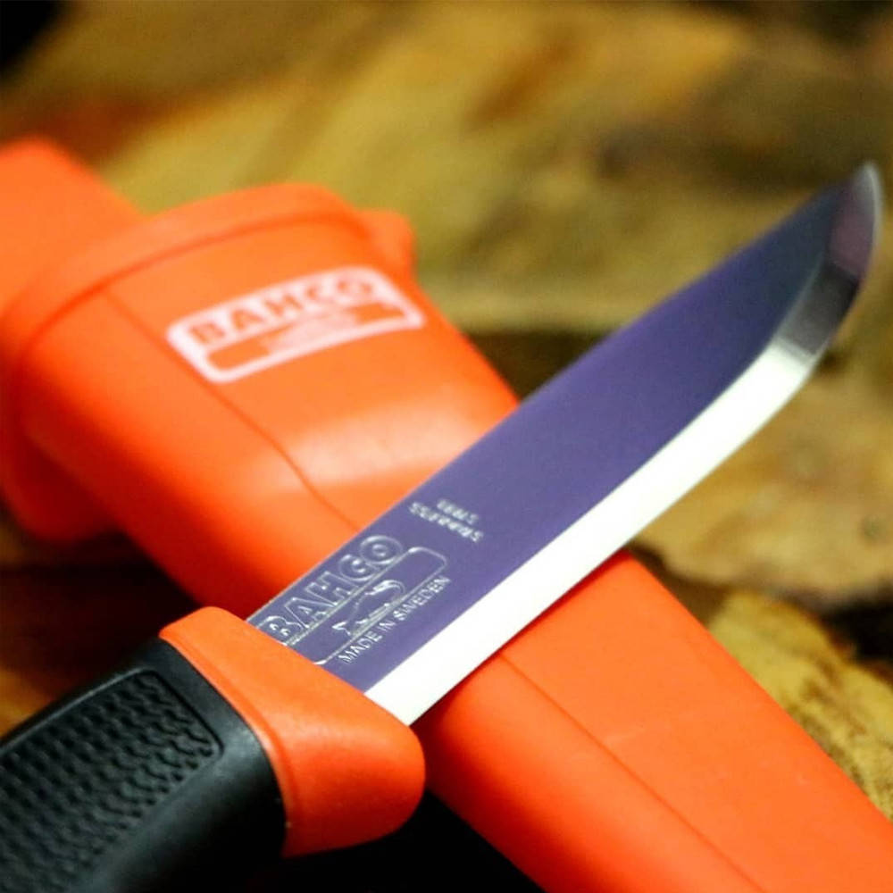 

Туристичний, рибальський ніж Bahco / Бако 2444 (Швеція), Оранжевый