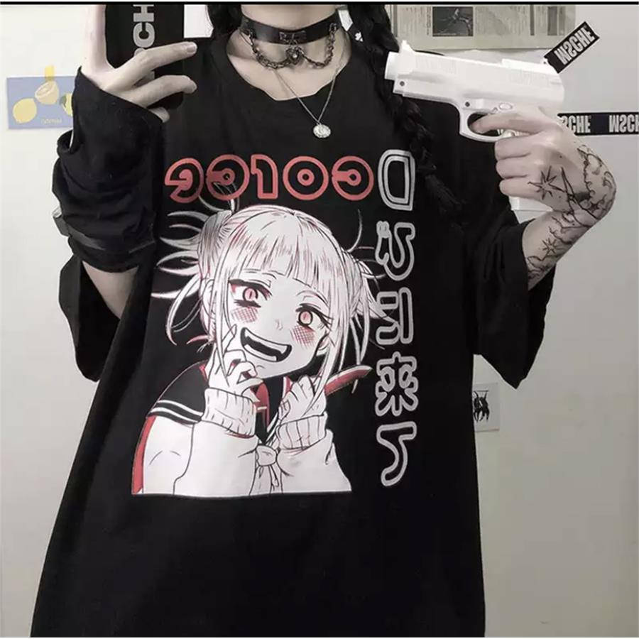 

Футболка «Anime-Cute-cool-girl», Черный