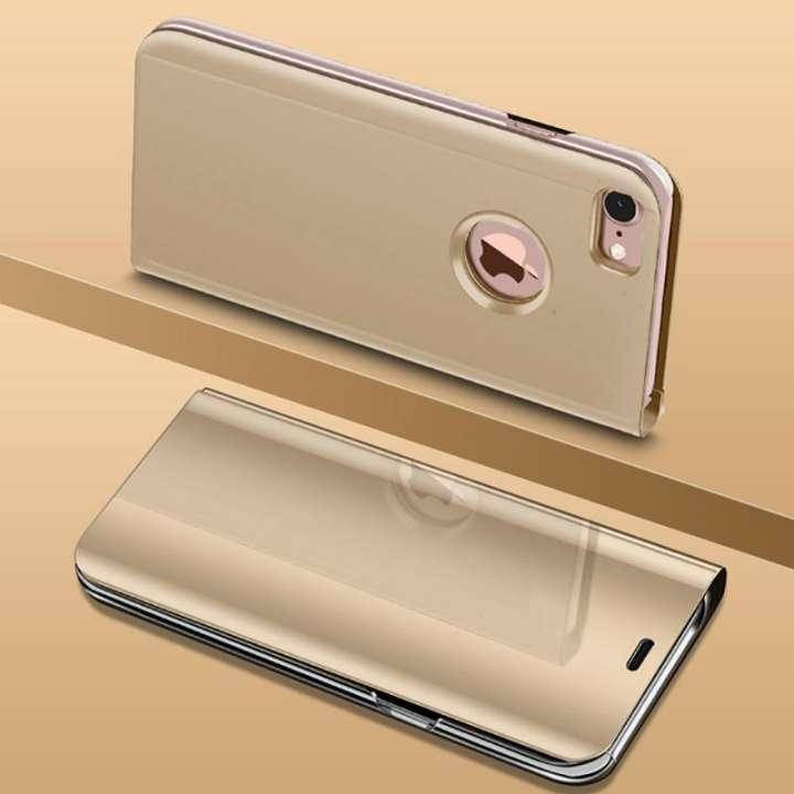 

Чехол Mirror для iPhone 6 Plus / 6s Plus книжка зеркальный Clear View Gold