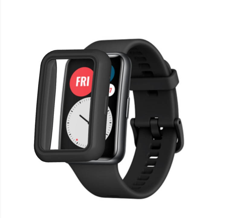 

Чехол-бампер DK Silicone Nike для Huawei Watch Fit (black)