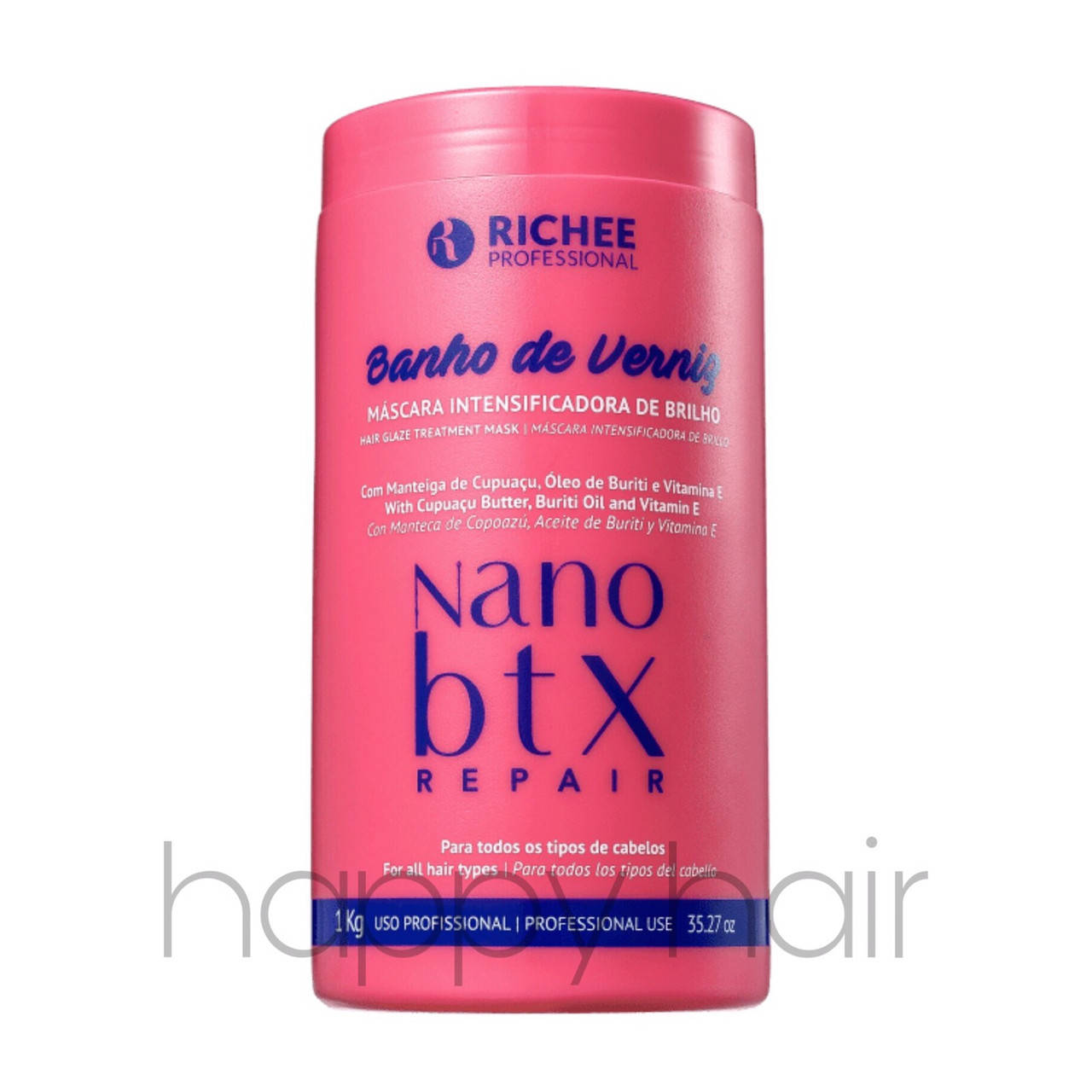 

Richée Banho de Verniz Nano Btx ботекс-глянец для волос 1000 г