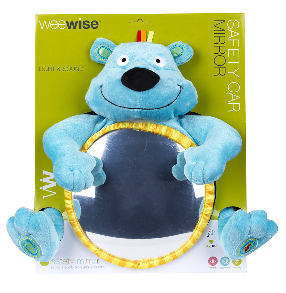 

Безопасное детское зеркальце в автомобиль WeeWise Мишка