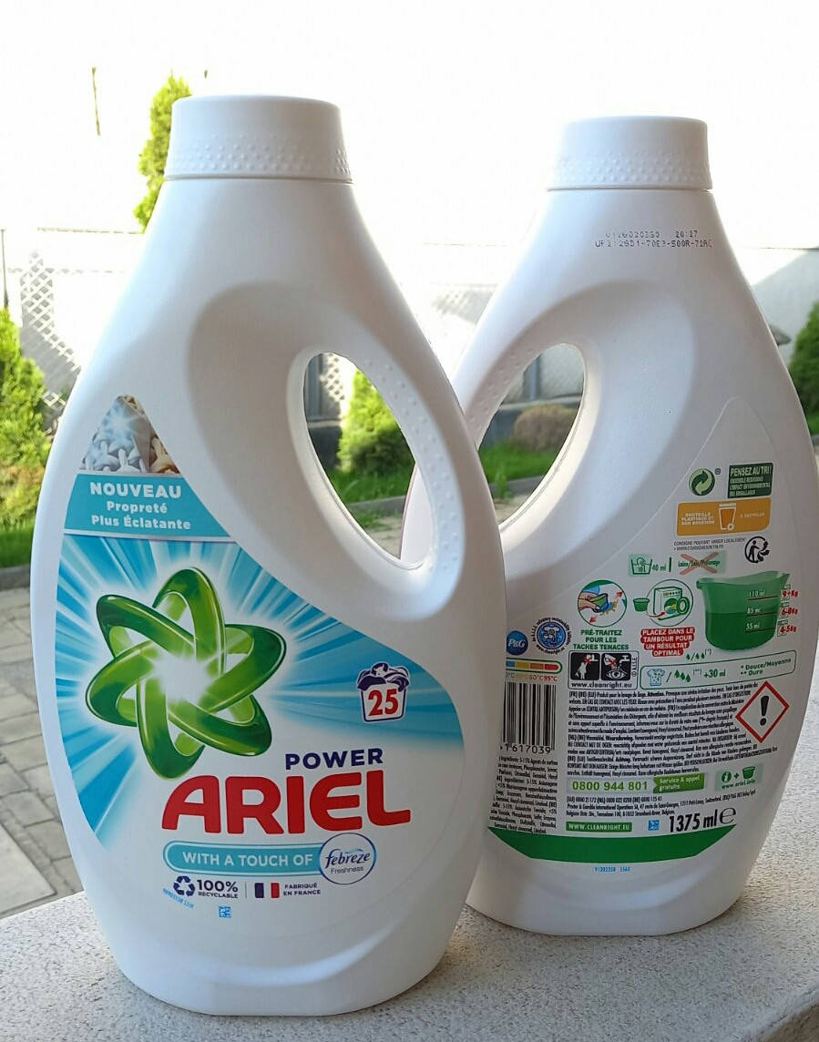 

Жидкий стиральный порошок ariel power