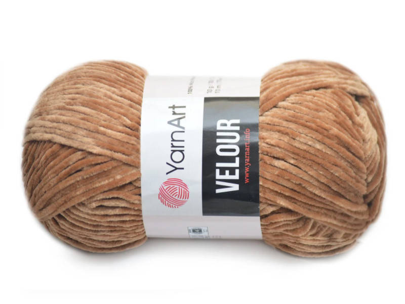 

YarnArt Velour, Мокко №849, Коричневый