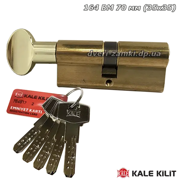 

Цилиндр Kale 164 BM/70 (30x10x30) латунь