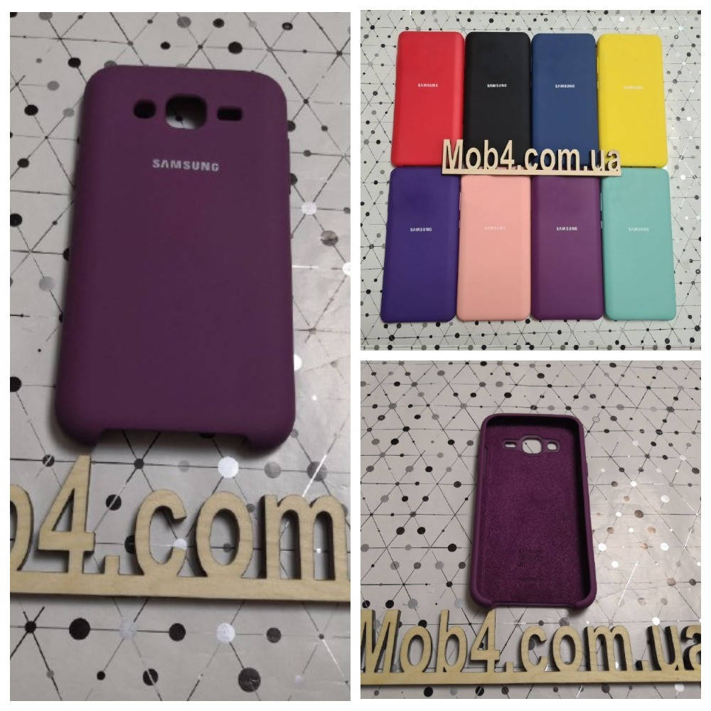 

Брендовый чехол накладка Silicone Cover для Samsung Galaxy (Самсунг) J5, Разные цвета