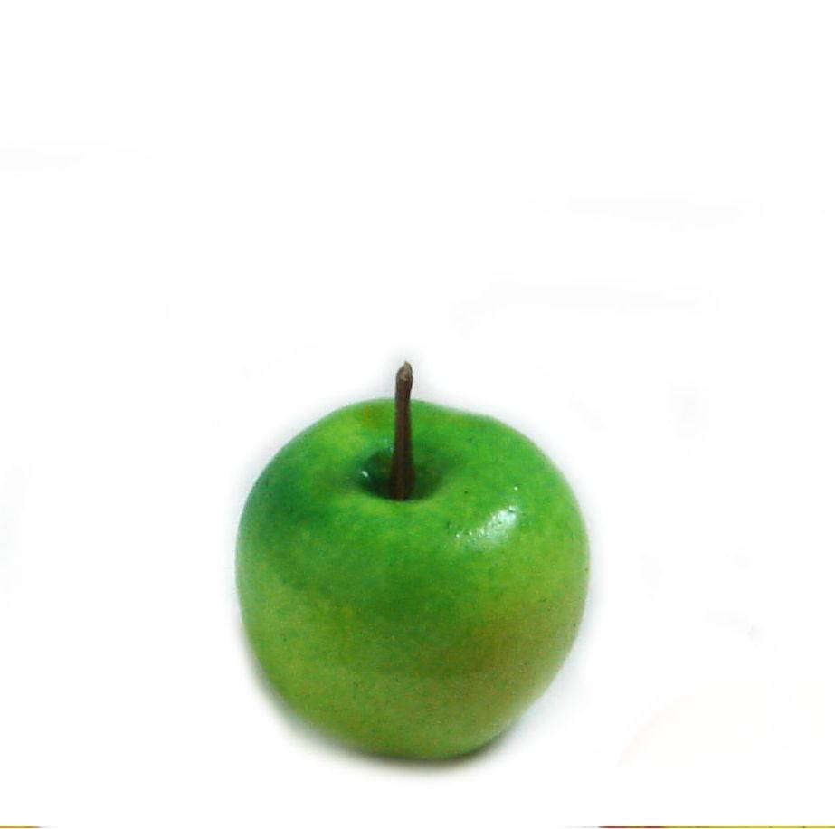 

Яблоко зеленое 3.5см муляж искусственных фруктов декор