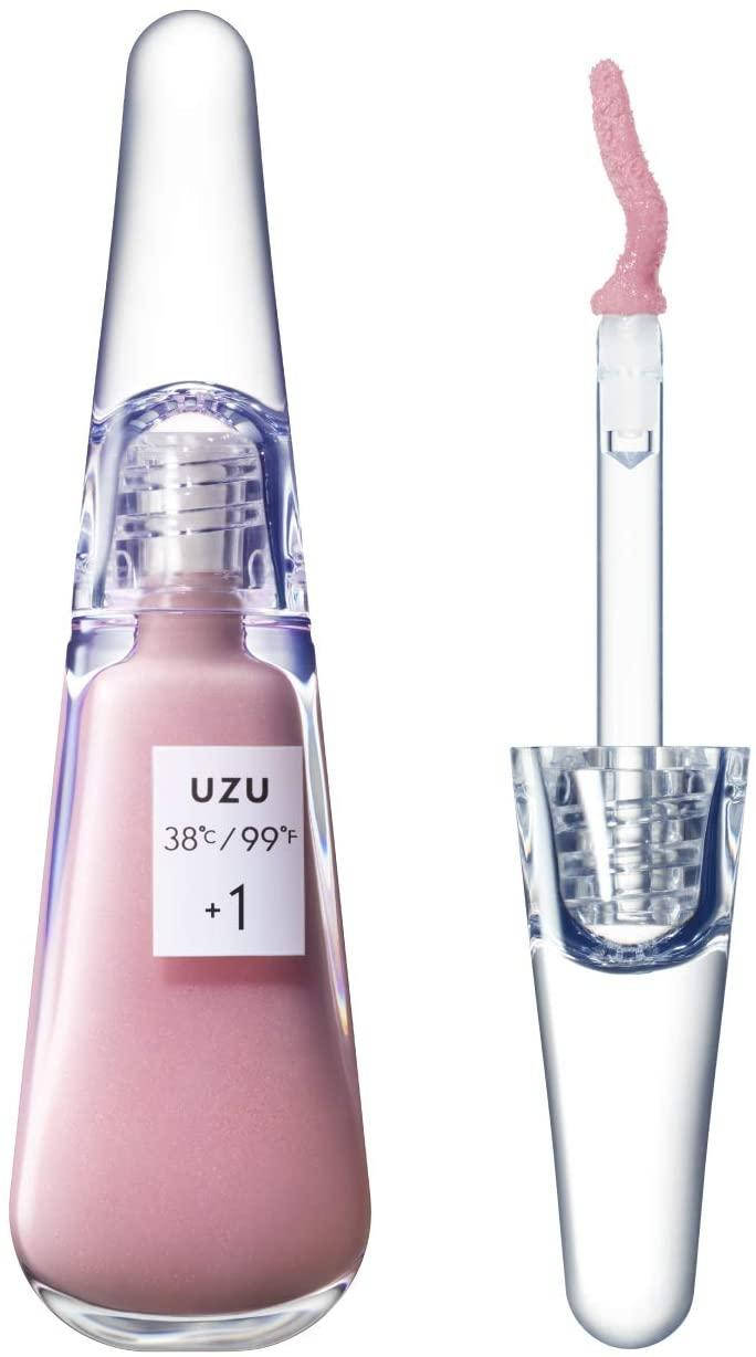 

UZU BY FLOWFUSHI Lip 38 °C Блеск-бальзам для губ с молочнокислыми бактериями, +1 нежный розовый, 6 г