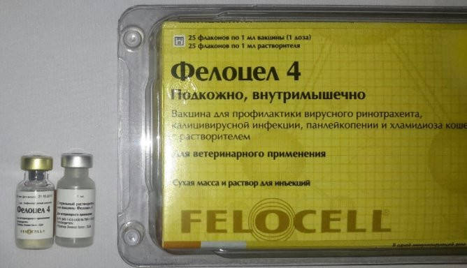 

Pfizer Felocell 4 - вакцина для кошек