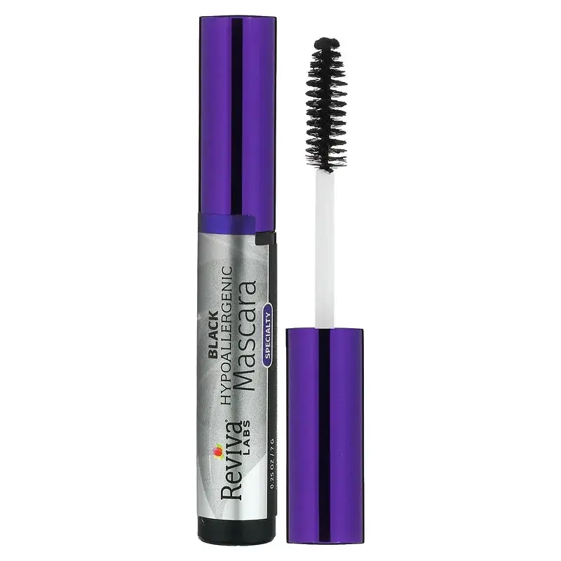 

Reviva Labs, Гипоаллергенная тушь, Superlash черная, Черный