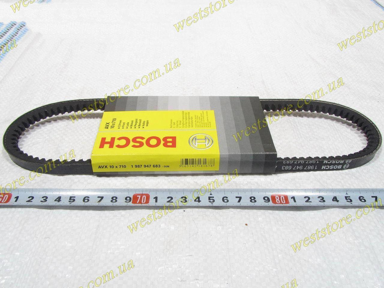 

Ремень генератора ваз 2108,2109 ,21099 зубчатый Bosch 1987947683 AVX 10x710