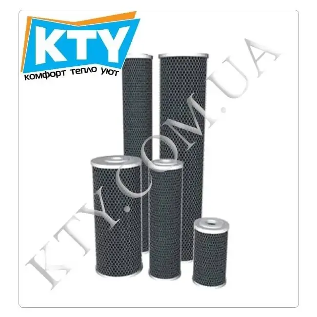 

Картридж угольный прессованный Aquafilter FCCBL 9 7/8 x 2 1/2 дюймов. Для очистки воды
