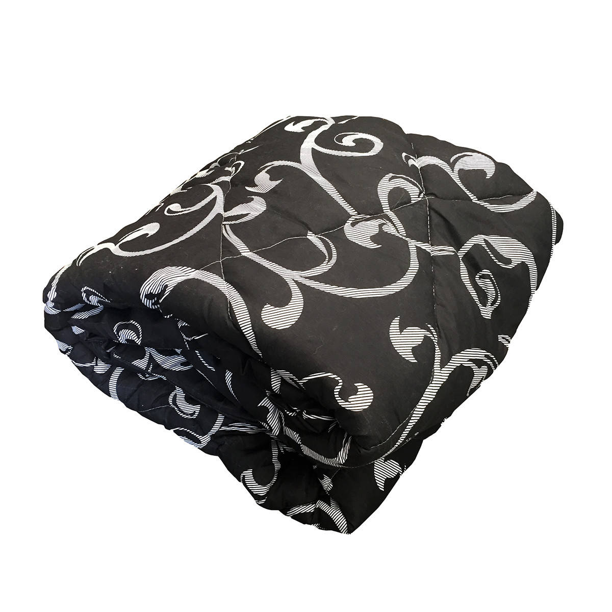 

Одеяло двуспальное силикон, ткань поликоттон, Черный