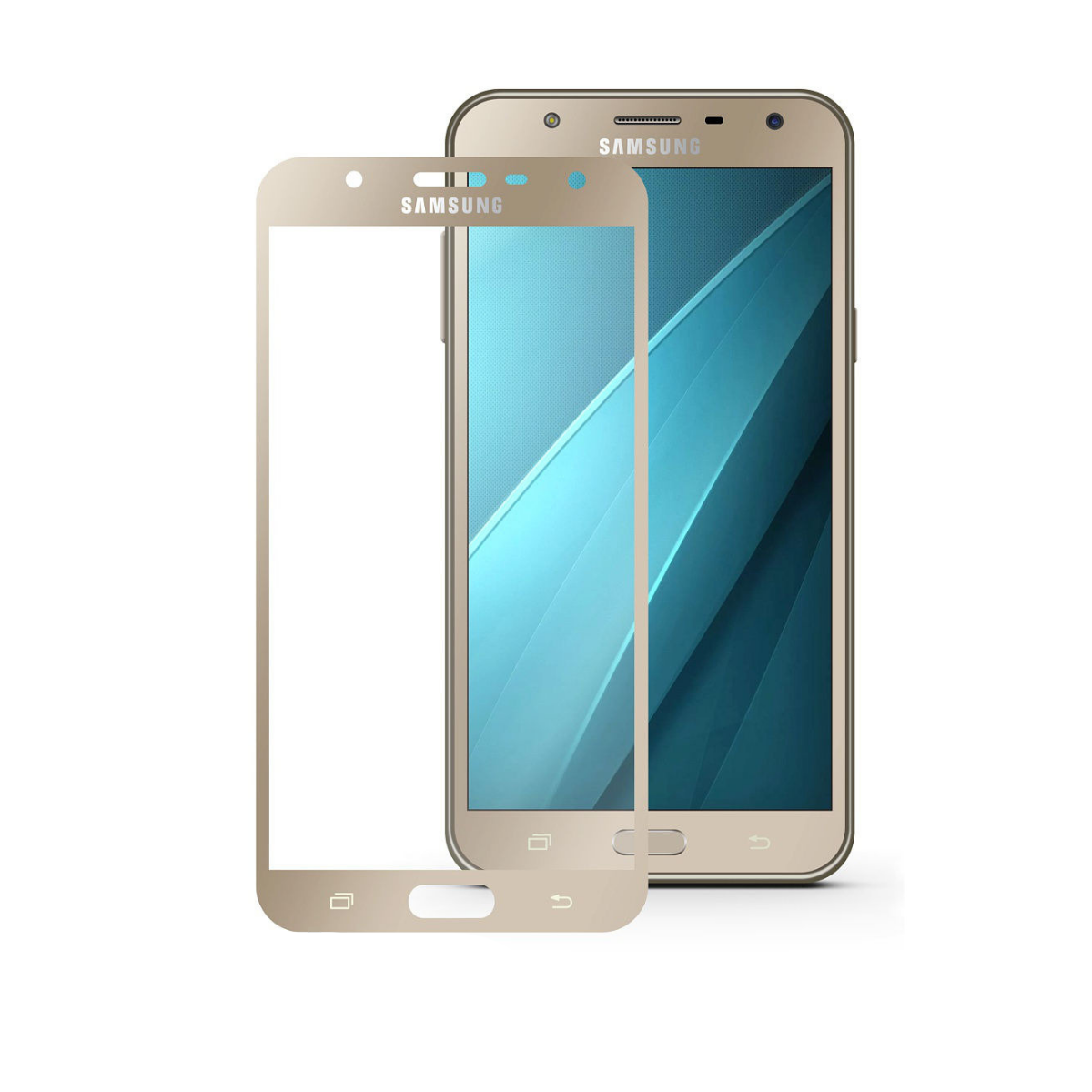 

Защитное стекло Full Glue для Samsung J7 (J700H) 2015 / J7 NEO (J701F) 2017 Gold