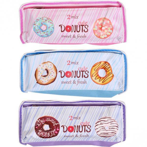 

Пенал-косметичка «Donuts» 19×8×4 см