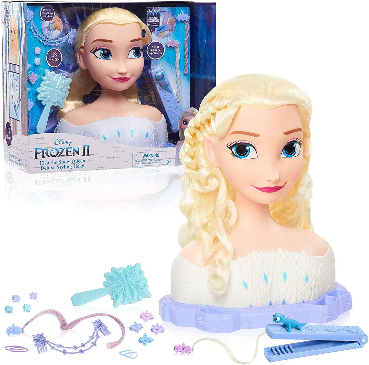 

Холодное сердце голова манекен Frozen 2 Deluxe Elsa The Snow Queen Styling Head