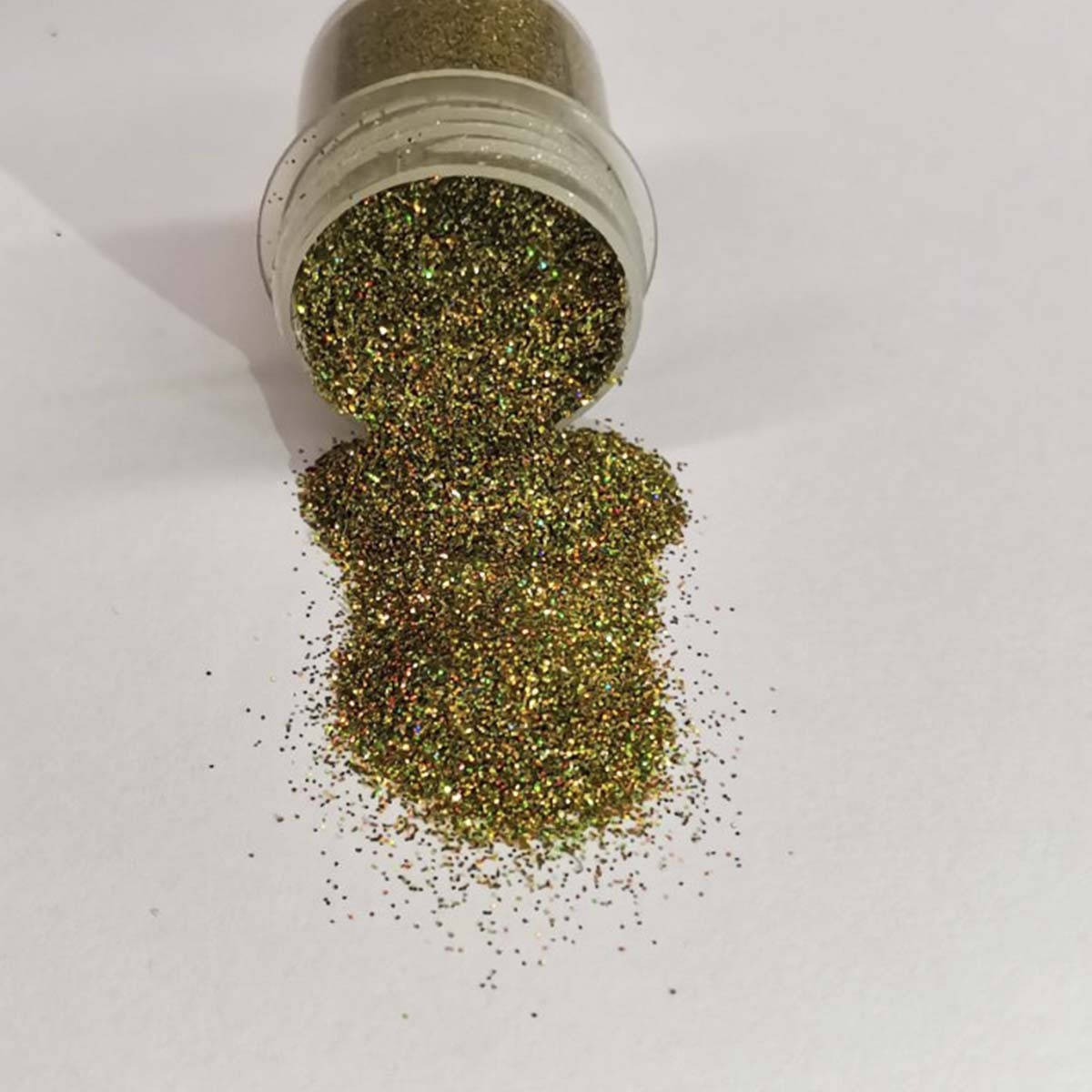 

Пищевой глиттер, пищевой блеск, блёстки , галограмное золото, 10г.