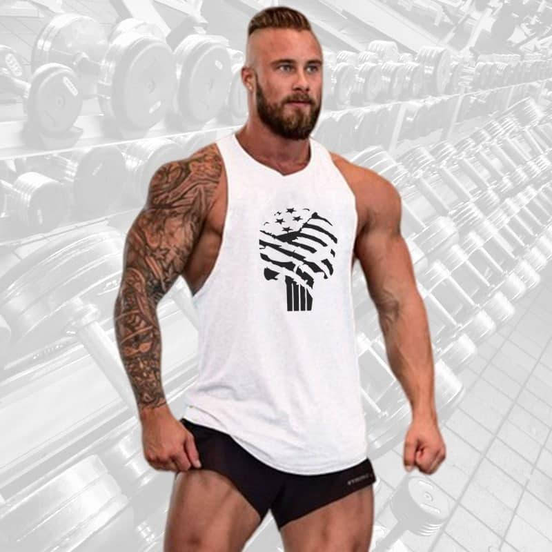 

Спортивная майка American Punisher - White, Белый