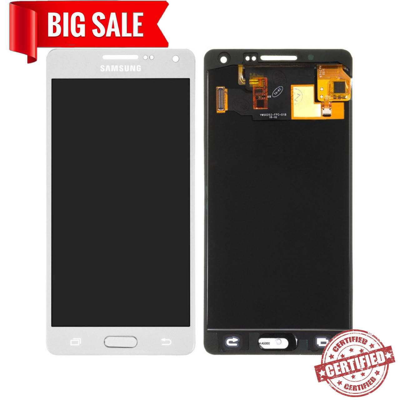 

Модуль (сенсор+дисплей) для Samsung A500F, A500FU, A500H, A500M Galaxy A5 TFT С РЕГУЛИРОВКОЙ ЯРКОСТИ білий, Белый
