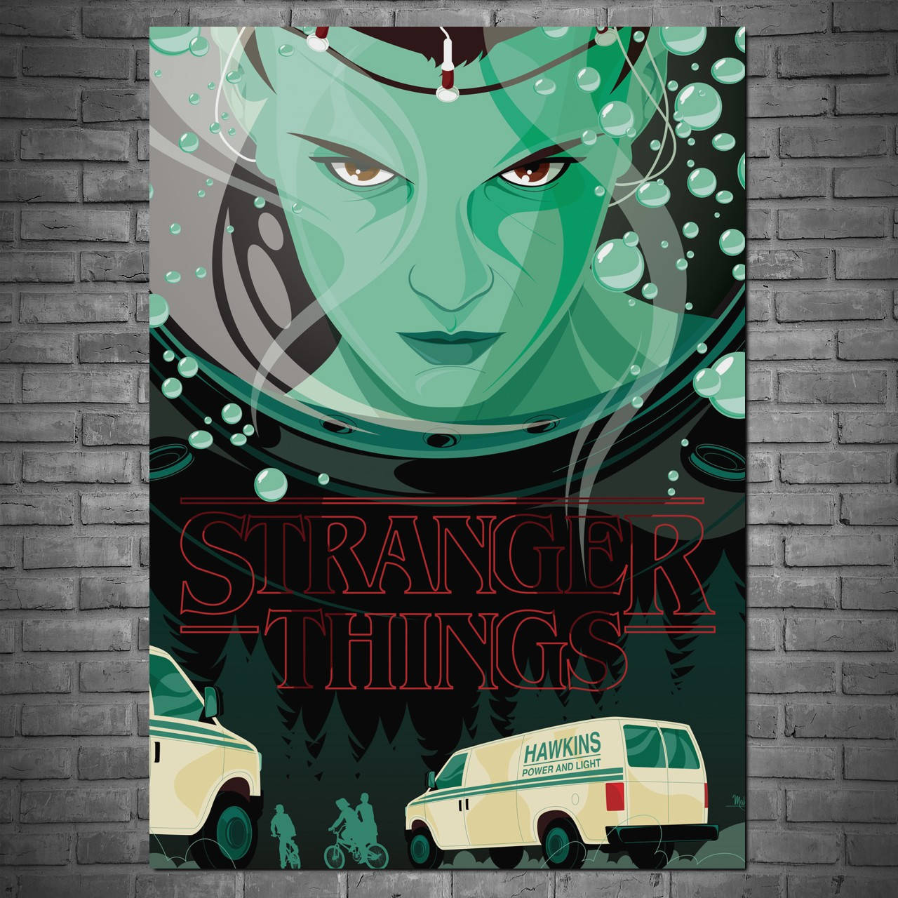 

Плакат "Очень Странные Дела, Stranger Things" (артикул 1198) 42, Полуглянец, 30