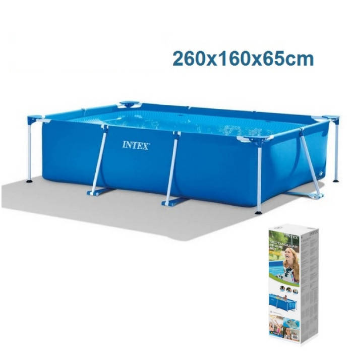 

Каркасный бассейн Intex (260 х 160 х 65 см)