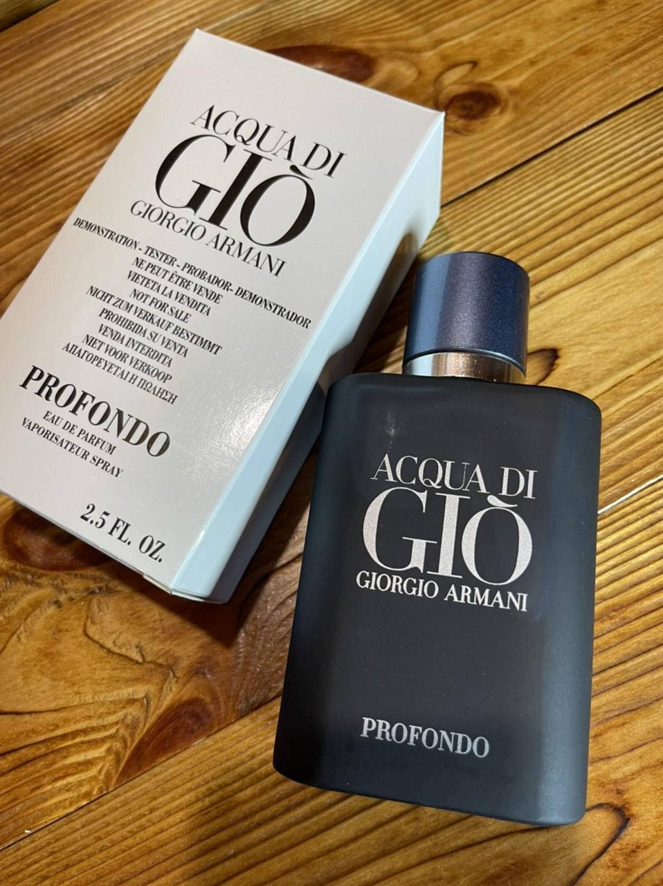 

Тестер GIORGIO ARMANI ACQUA DI GIO PROFONDO eau de parfum 100 ml Made in UAE