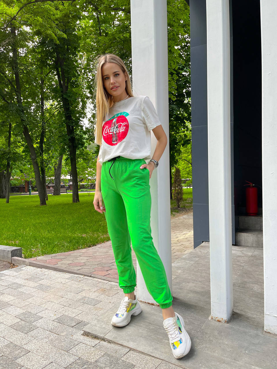 

Женские летние спортивные штаны, Зелёный