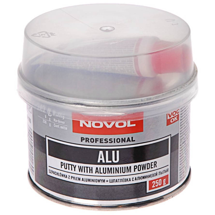 

Шпаклевка Novol алюминиевая ALU 0.25 кг