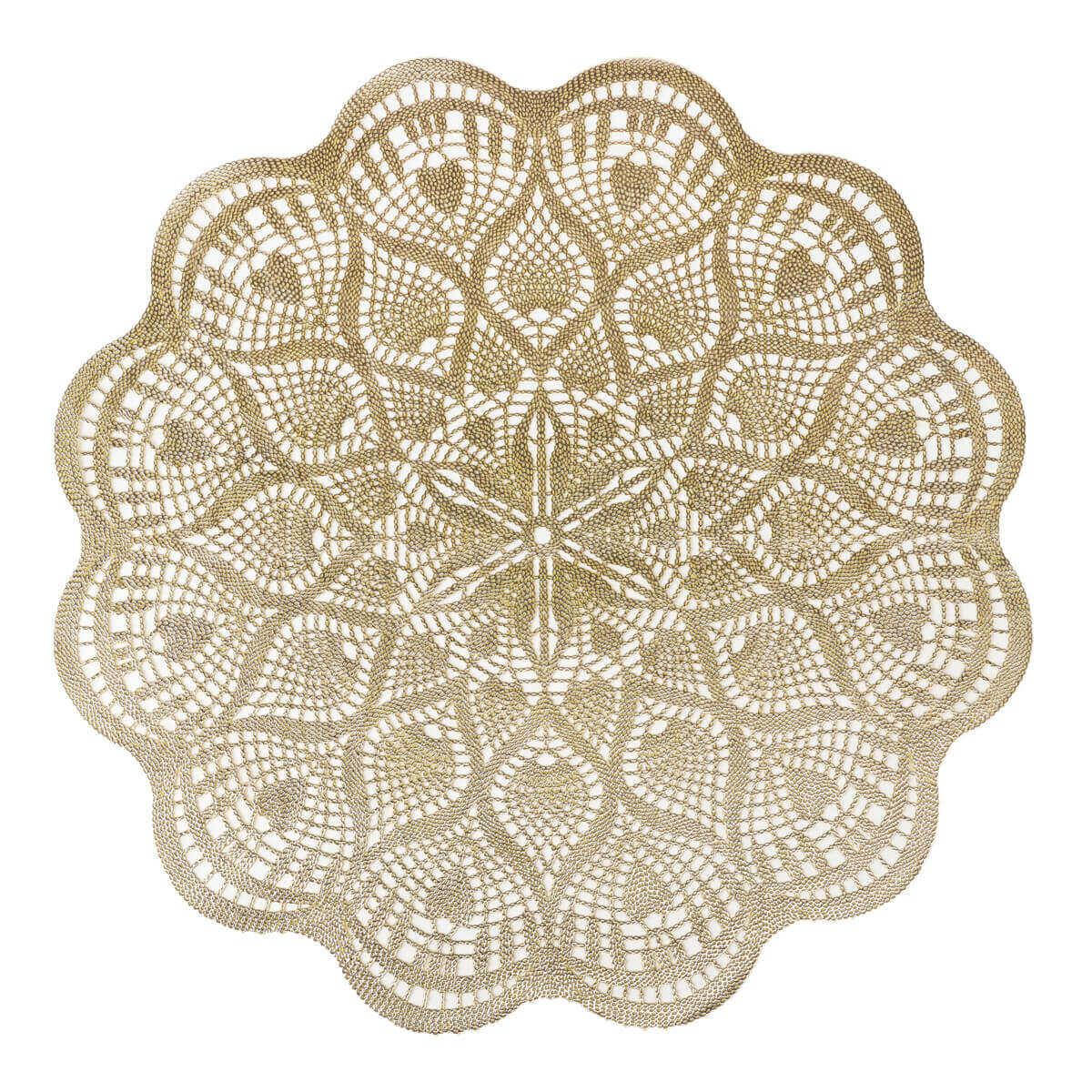 

Серветки сервірувальні "Лотос", золото