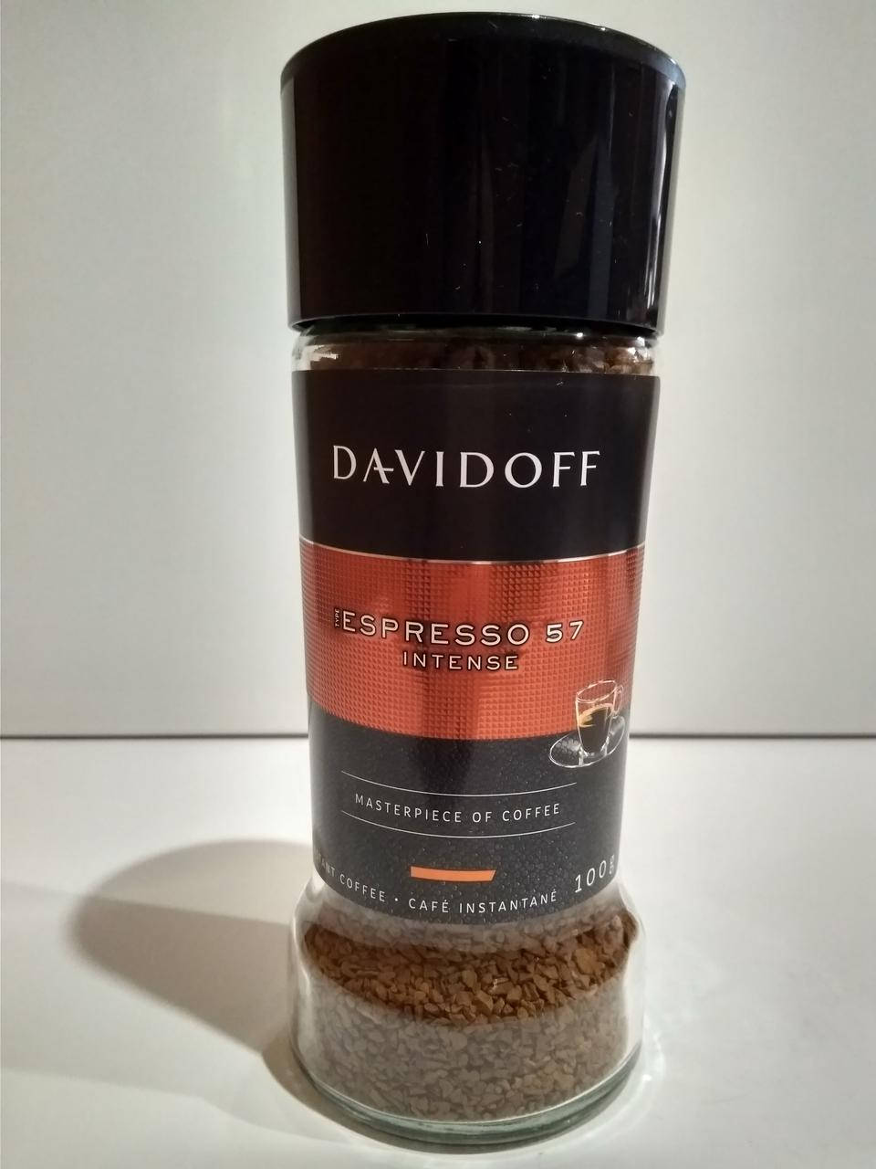 

Кофе растворимый Davidoff Espresso 57, Давидофф Эспрессо 57 100г в стеклянной банке
