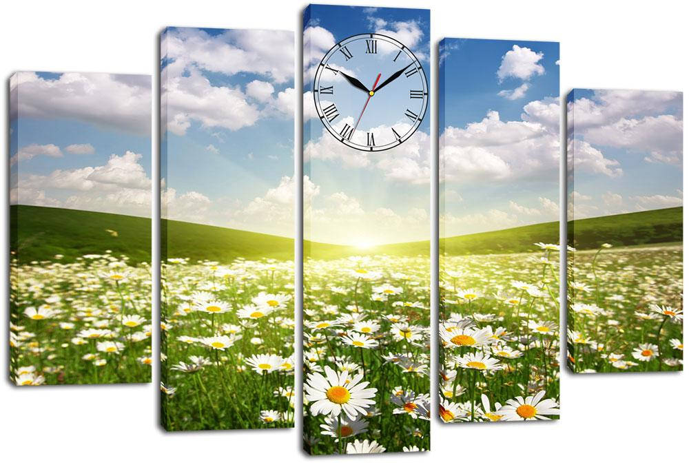

Модульная картина с часами DK Store 80x120 см (m5c-chf23)